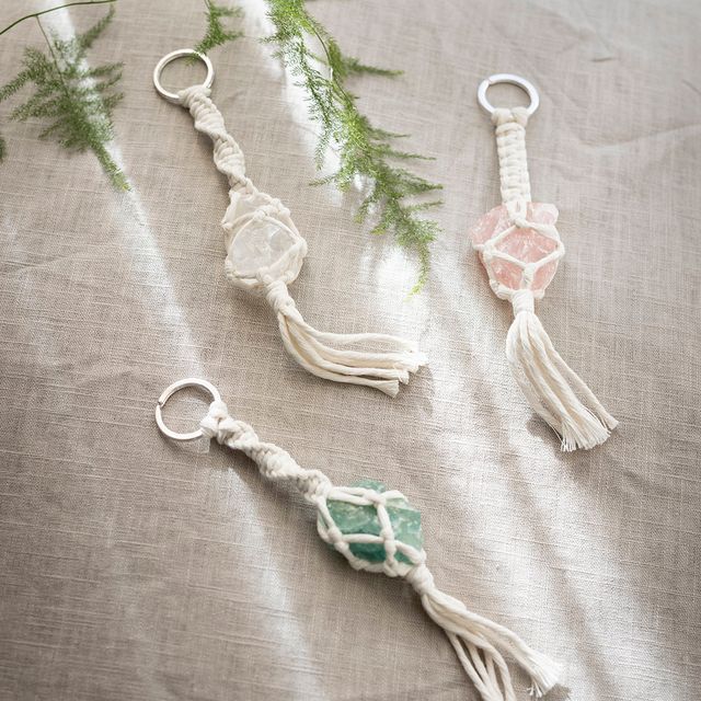 Mini DIY Kit - Macramé with crystals