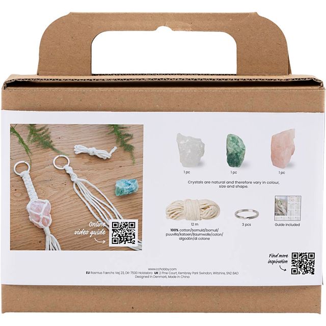 Mini DIY Kit - Macramé with crystals
